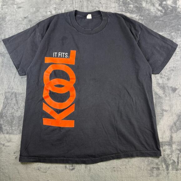Vintage Kool "It Fits" Graphic T-Shirt XL‎ Screen Creations Grunge 90s Retro T - Picture 1 of 13